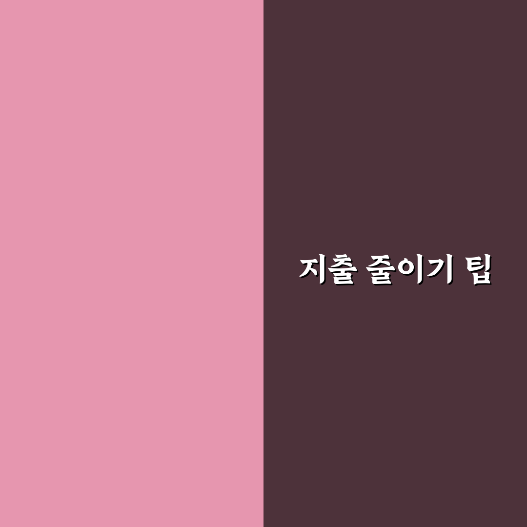 월말 생활비 부족할 때 지출 줄이는 꿀팁 정리