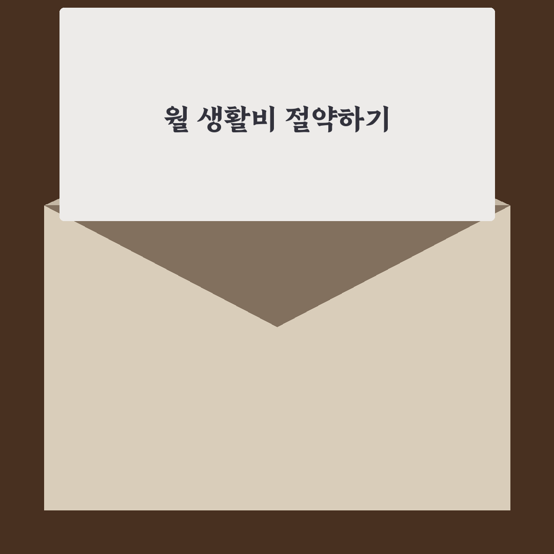 월 생활비 줄이기 예산표로 소비 통제하는 방법 꿀팁 공유
