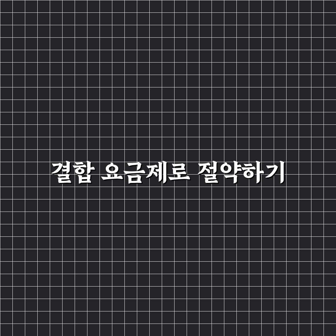 인터넷과 휴대폰 결합으로 요금 아끼는 꿀팁 정리