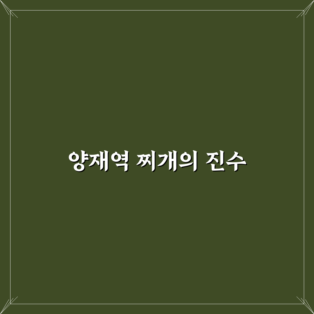 양재역 찌개집 맛과 가격 비교 꿀팁 알려드려요