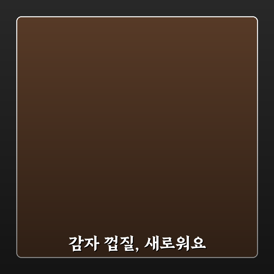 감자 껍질 분리수거 직접 해보니 번거로움과 해결법