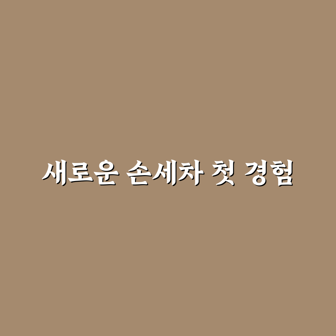 행신동 손세차 방문 후기, 직접 가보니 세차 과정은 어떨까