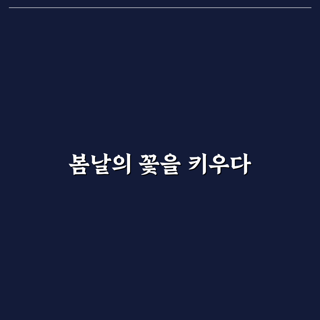 튜립꽃키우기 체험기, 직접 돌보며 느낀 점들
