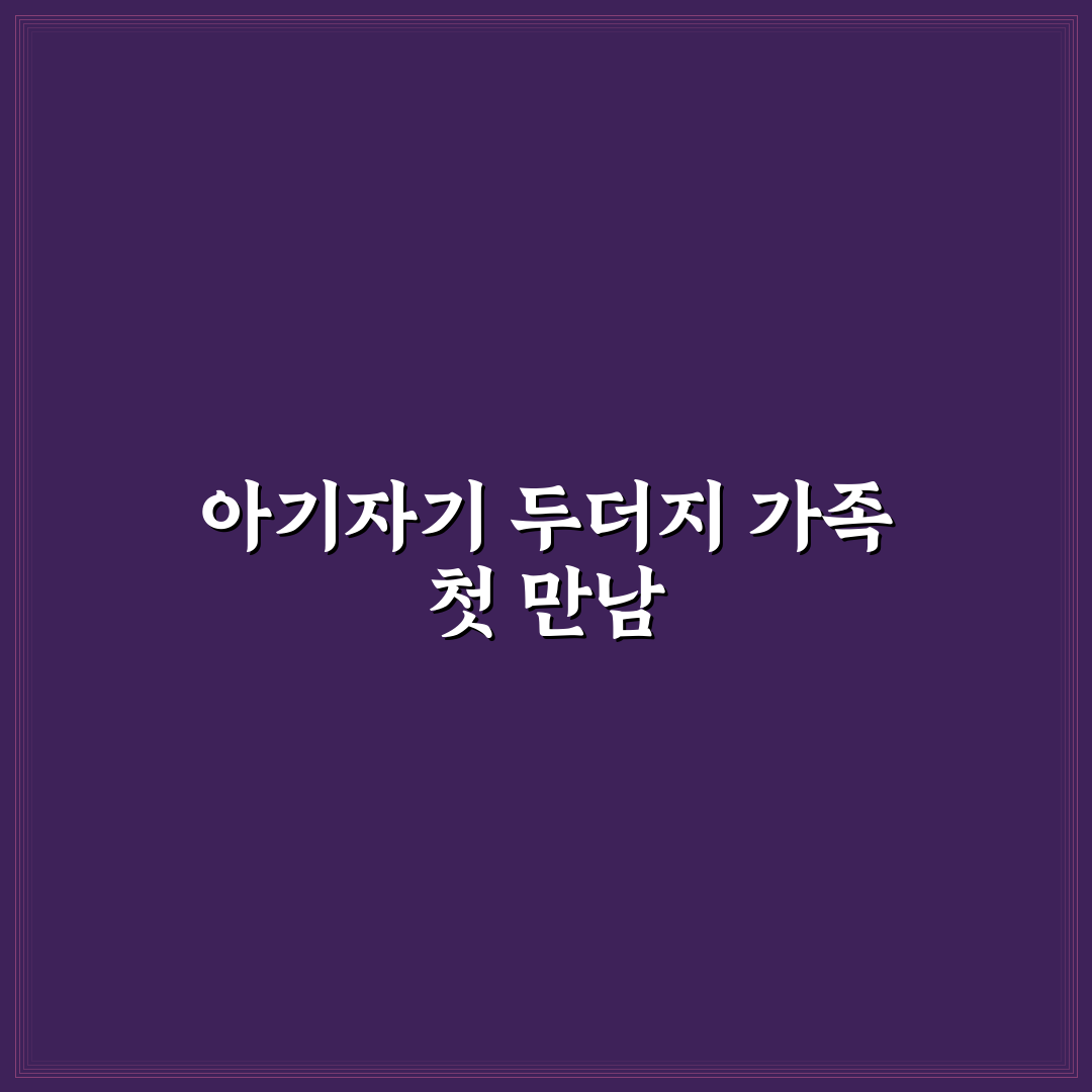 실바니안 두더지 가족 사용 후기, 아이와 함께해보니