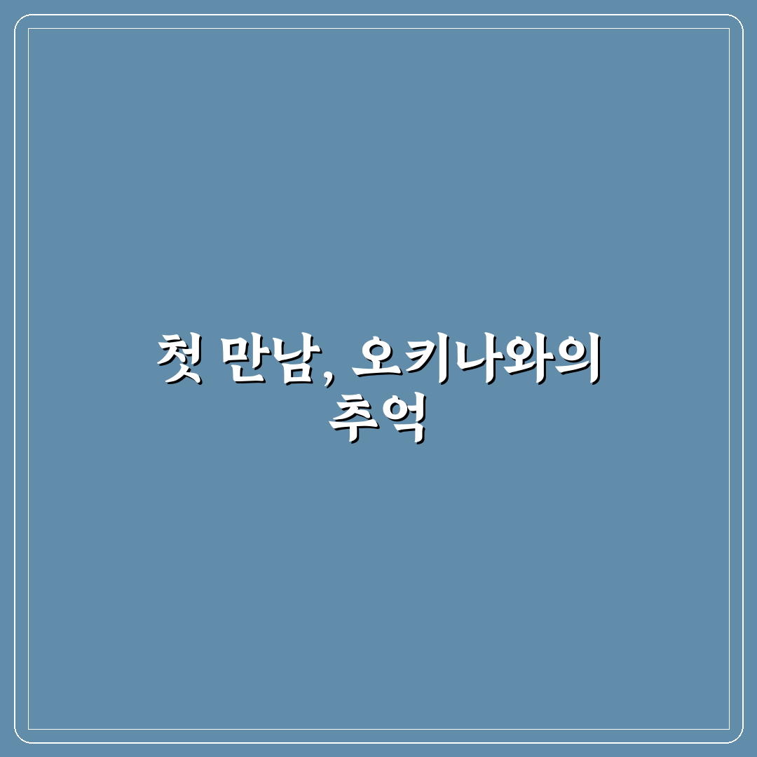 오키나와 놀거리 방문 후기, 직접 가보니 즐거웠던 점들
