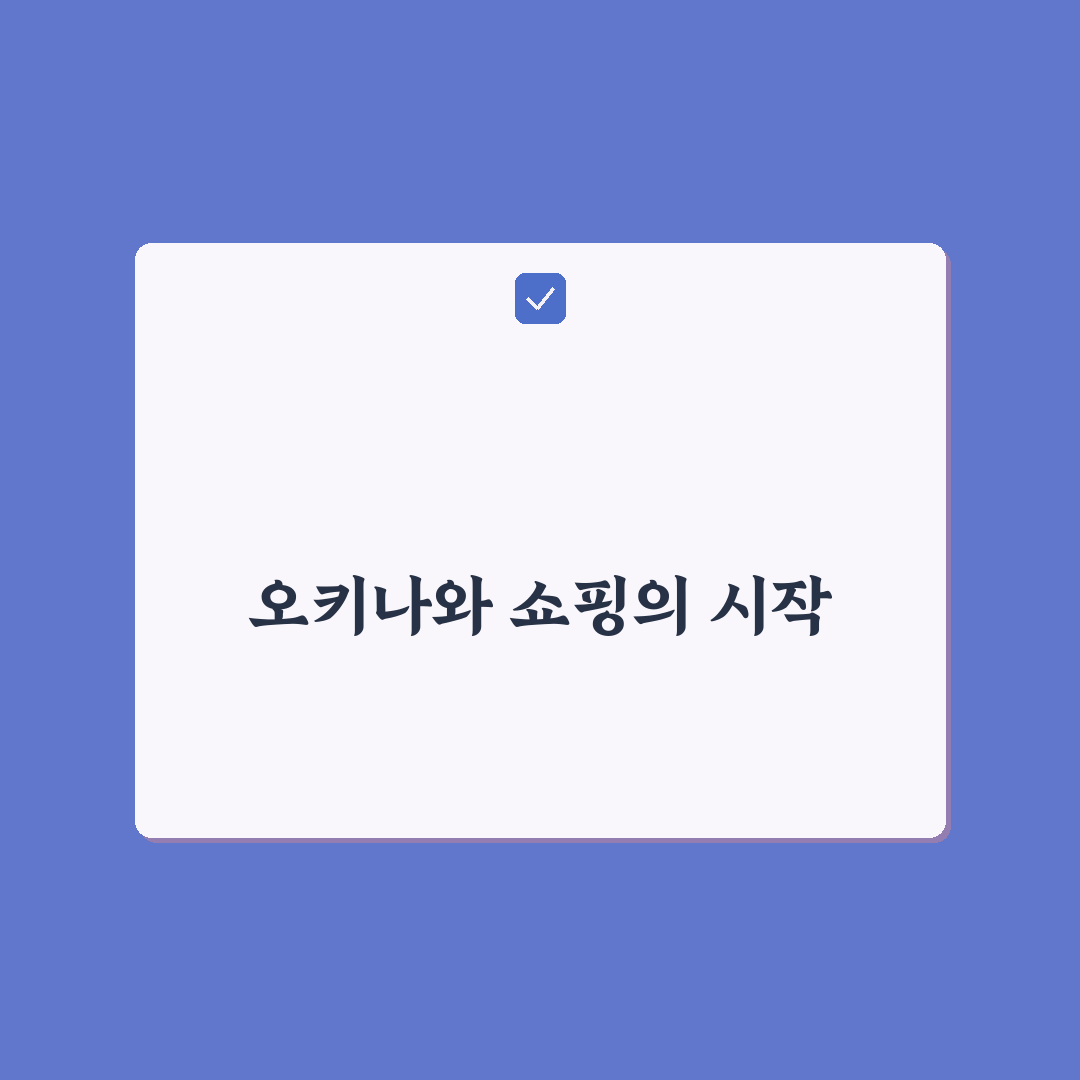 오키나와 돈키호테 쇼핑리스트 직접 작성해보니 좋은 점